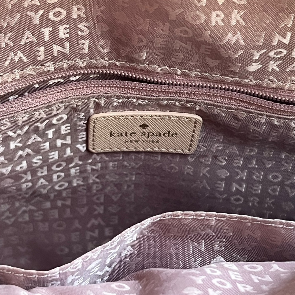 Kate Spade Pink Saffiano Leather Hot stuff Sauce cactus  backpack - Picture 14 of 16